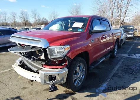 2020 Toyota Tundra 1794 Edition z USA, uszkodzony, nr VIN 5TFAY5F19LX922417